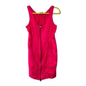 Perfect! BB Dakota Front Full Zip Up Mini Dress, Barbie Pink